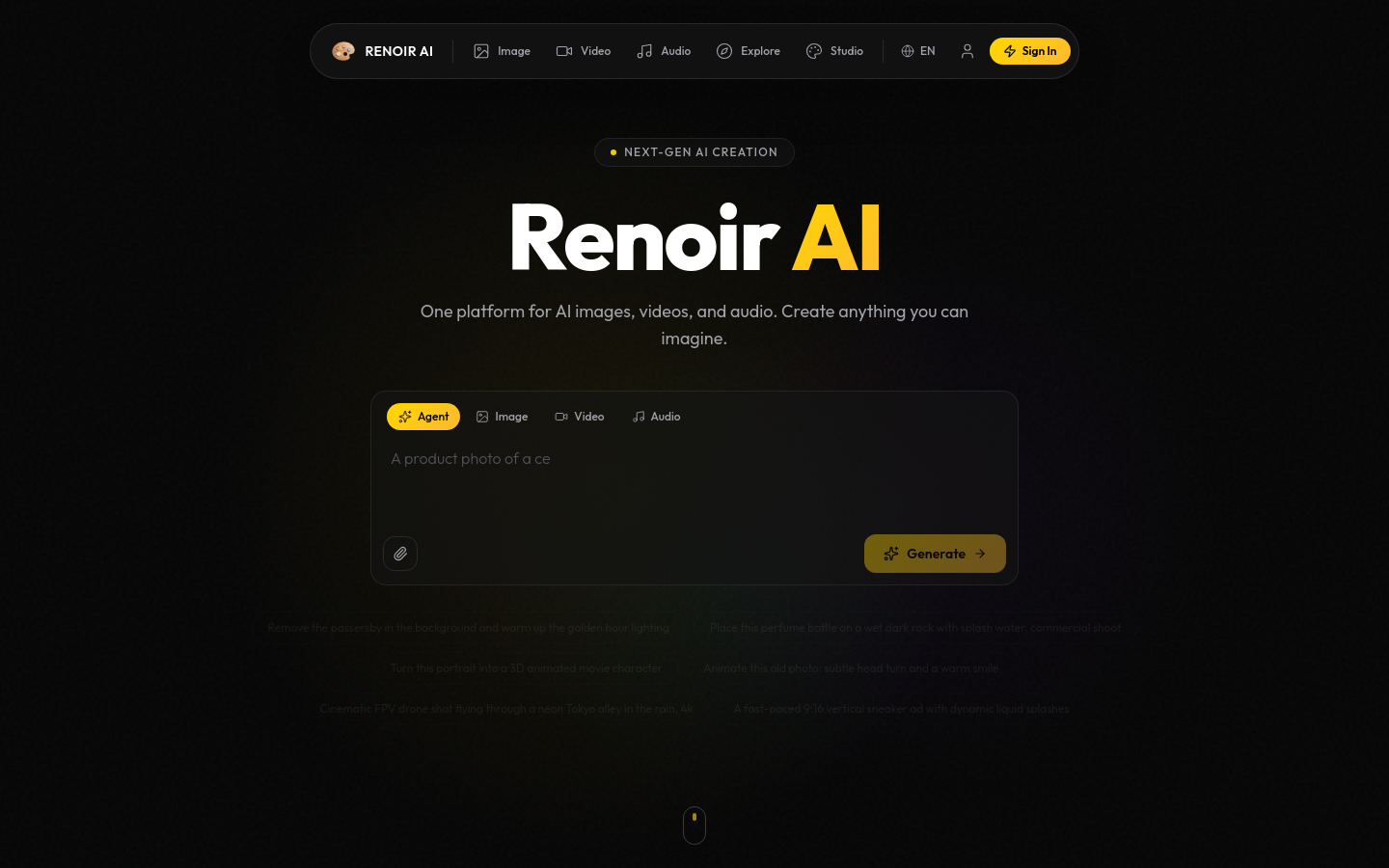 Captured Homepage / Lander