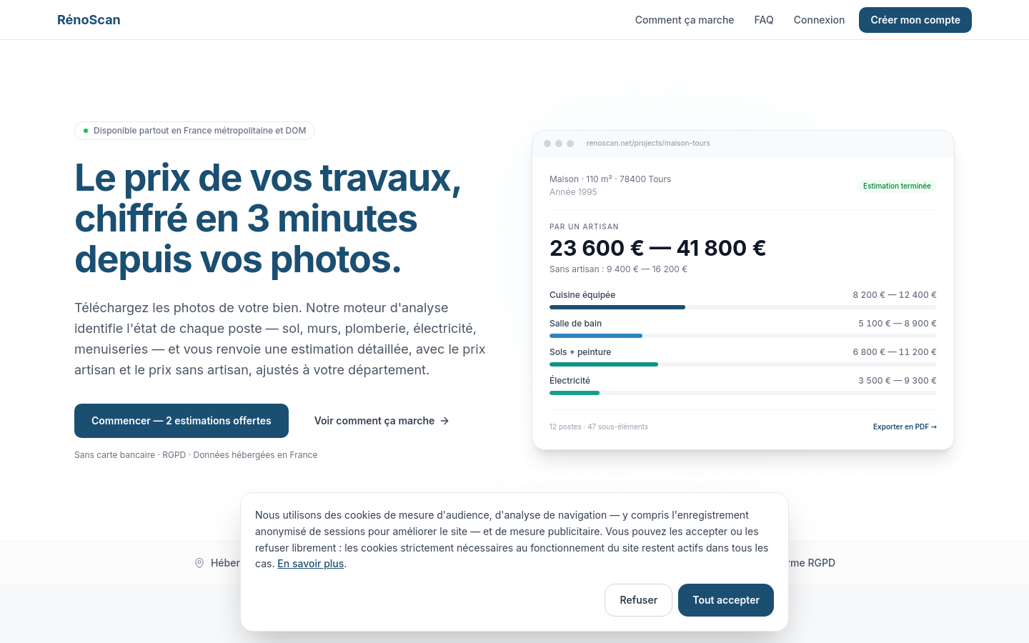 Captured Homepage / Lander