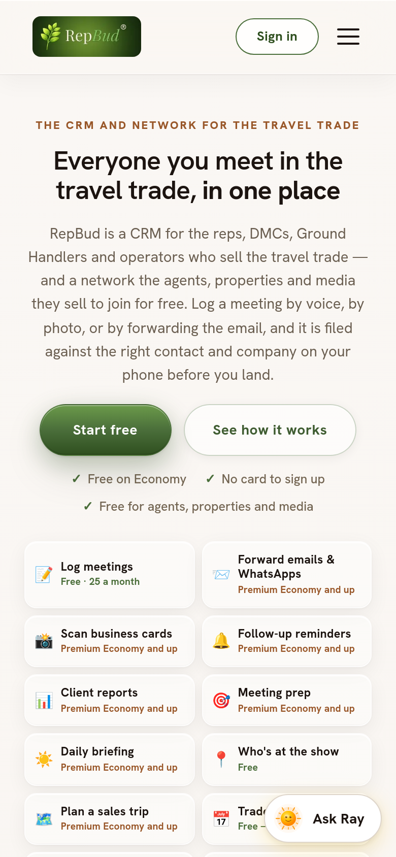 Homepage / Lander