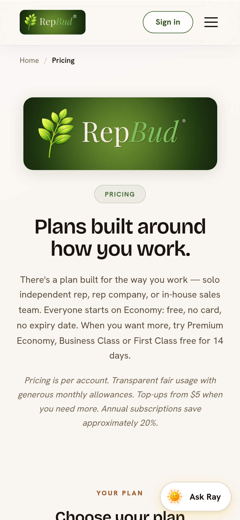 Pricing