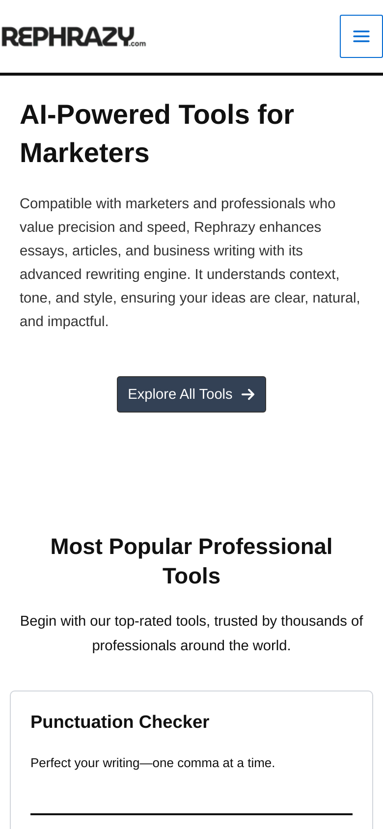 Homepage / Lander