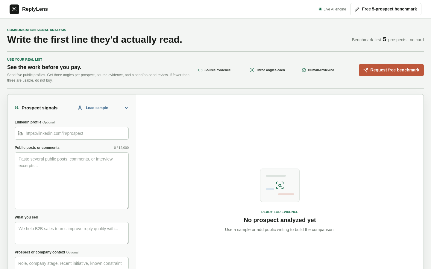 Captured Homepage / Lander