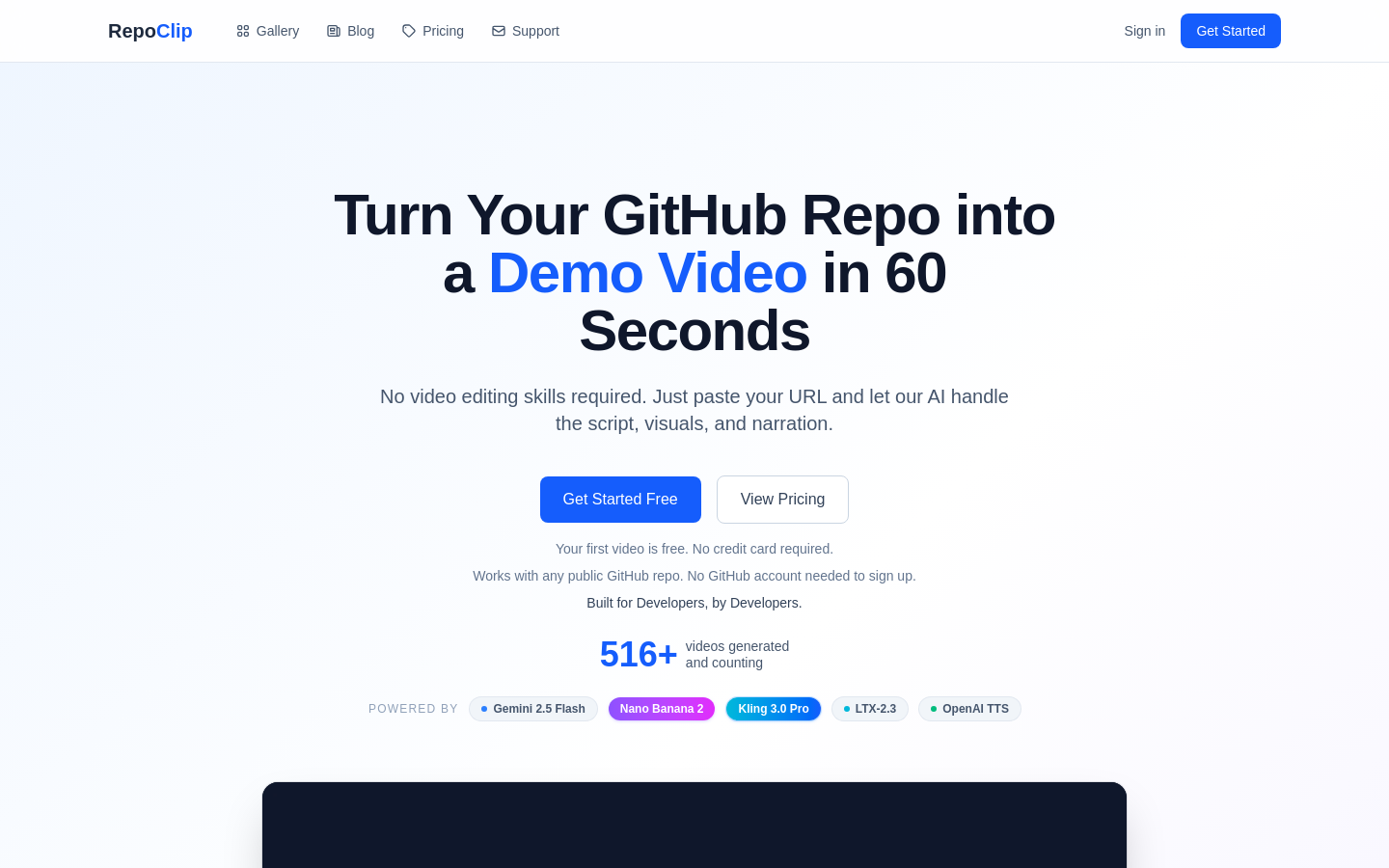 Captured Homepage / Lander