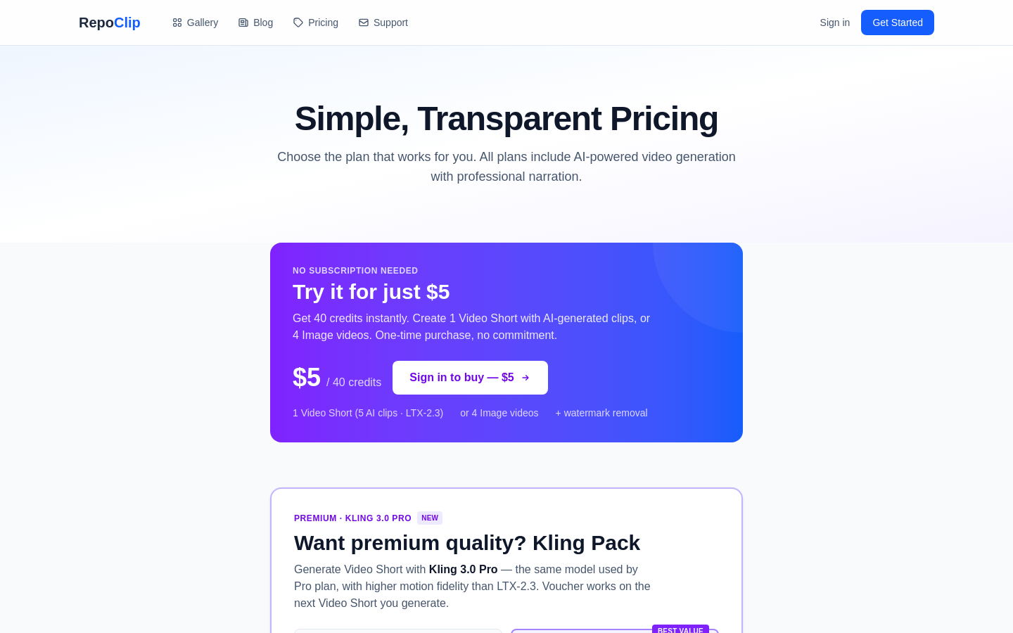 Pricing
