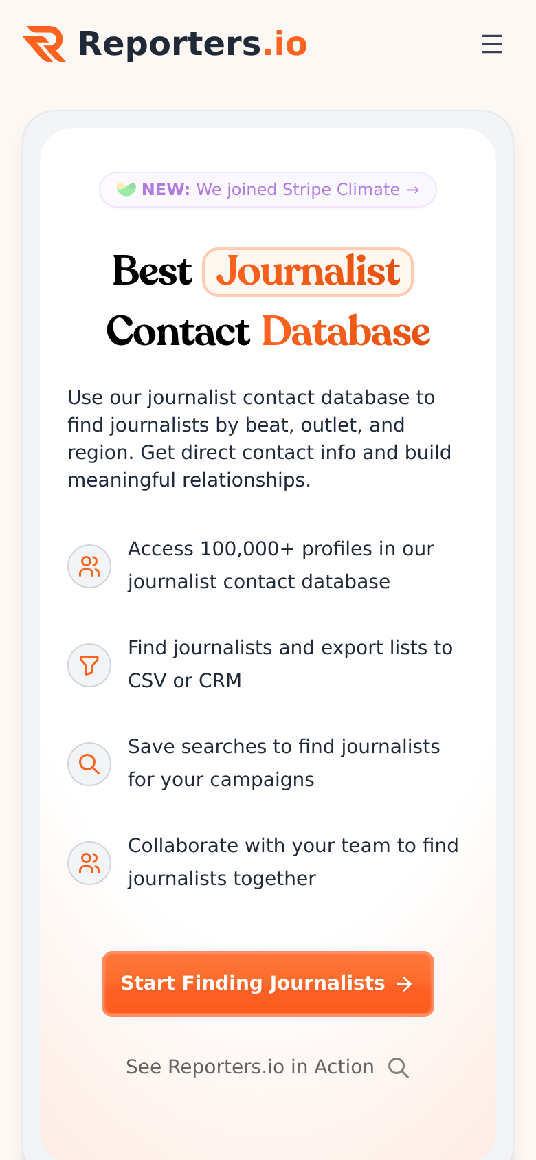 Homepage / Lander