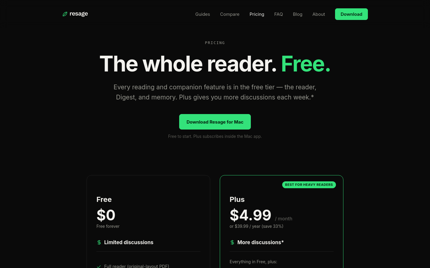 Pricing