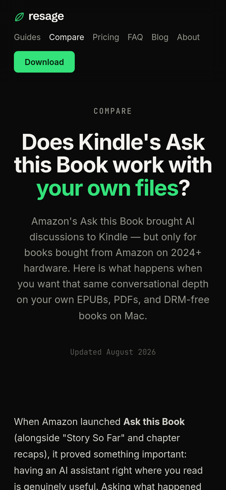 Kindle Ask This Book