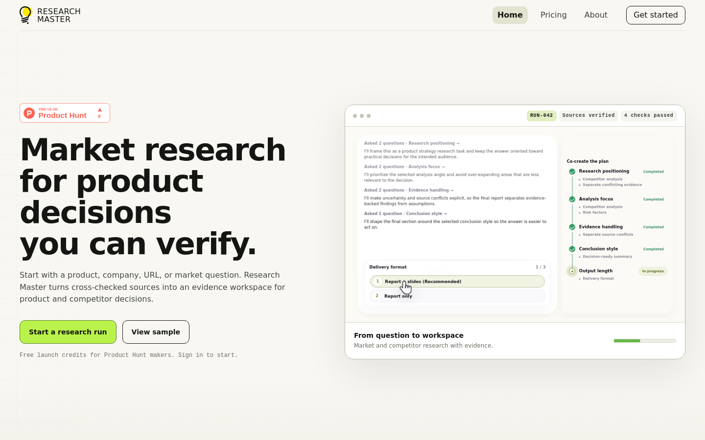 Captured Homepage / Lander