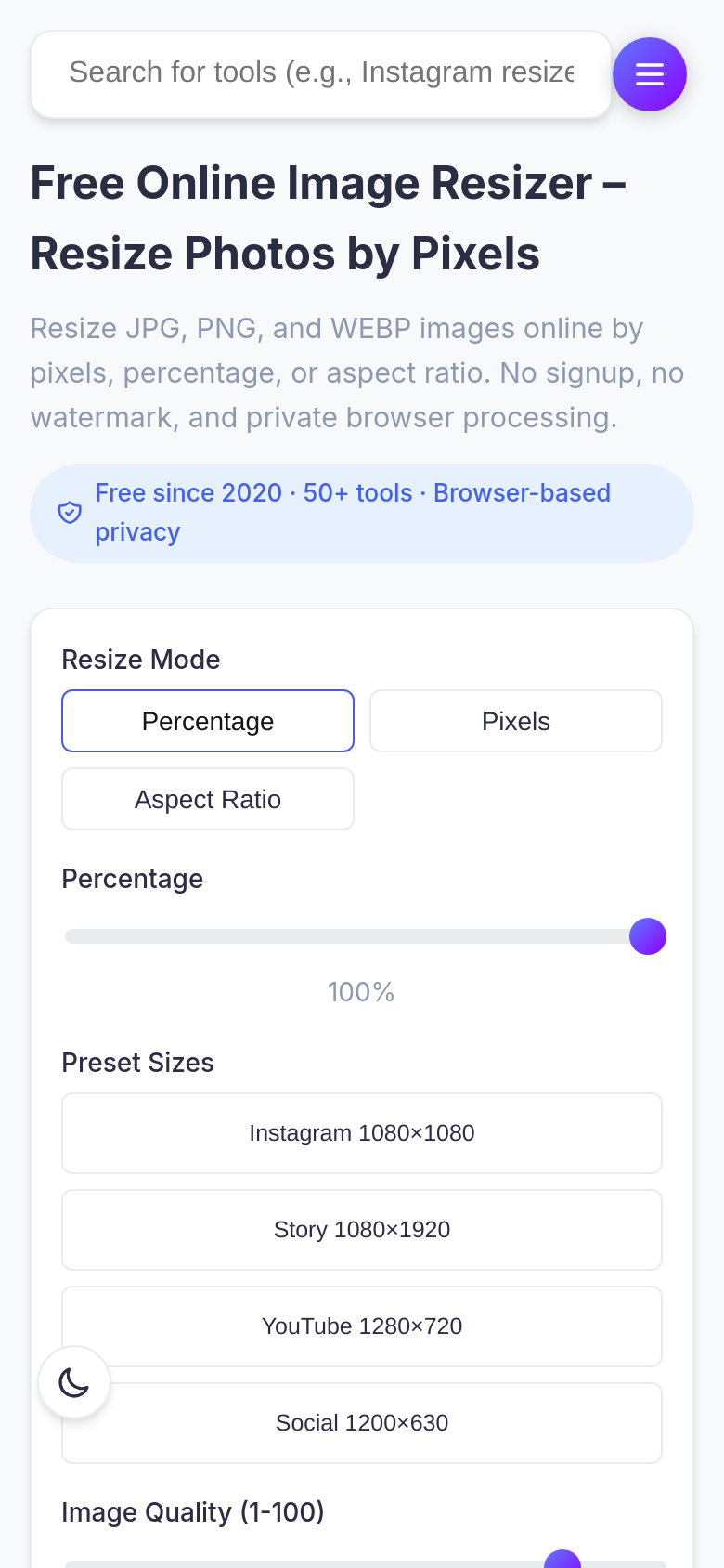 Homepage / Lander