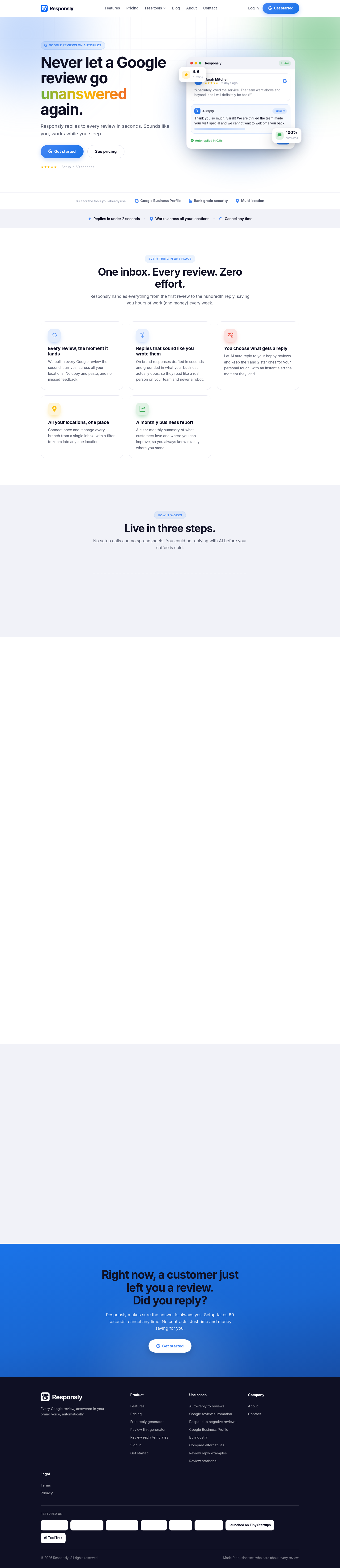 responsly.ai section