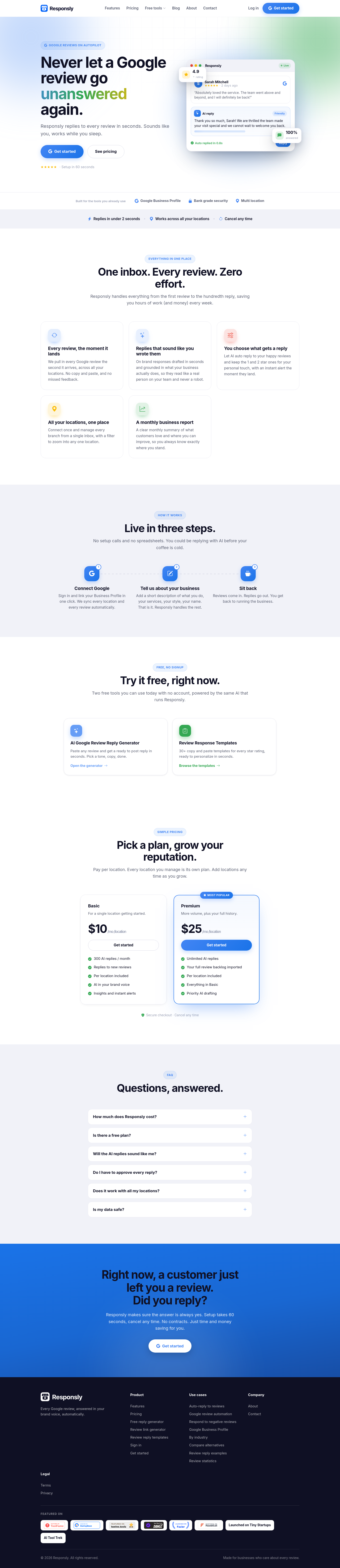 responsly.ai — The Pricing Page