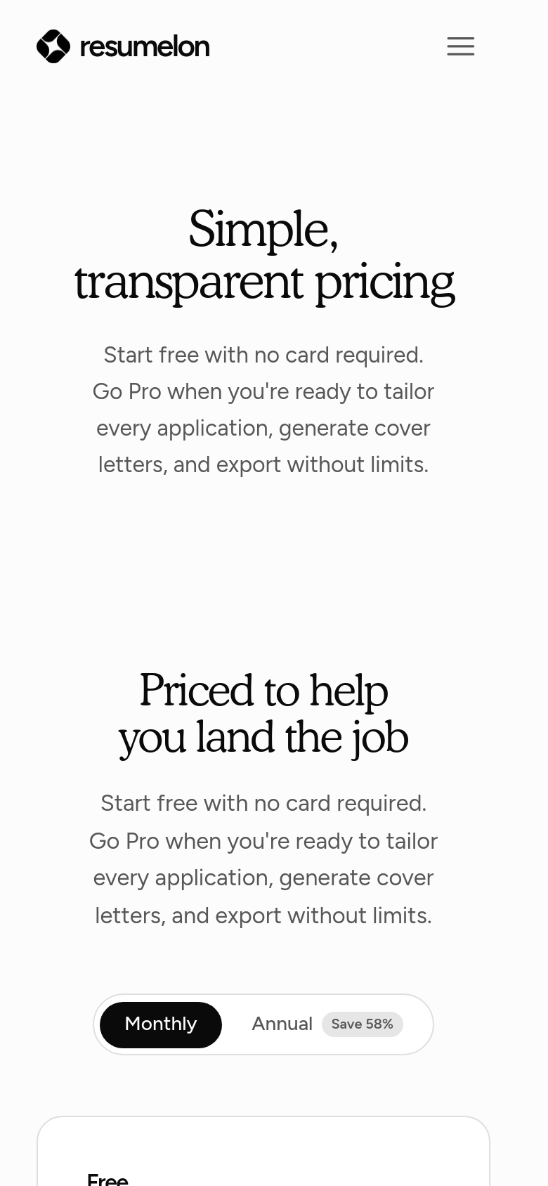 Pricing