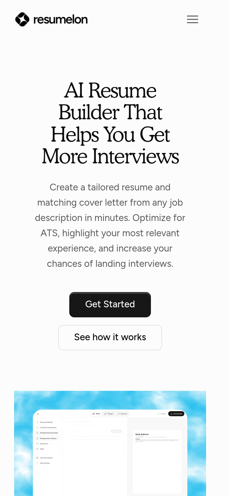 Homepage / Lander