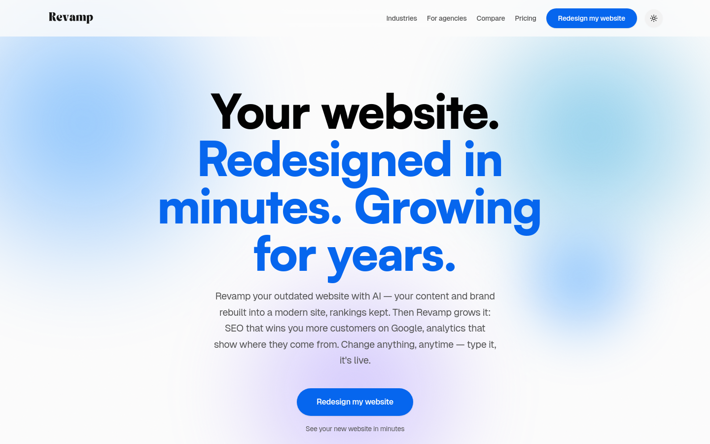 Captured Homepage / Lander