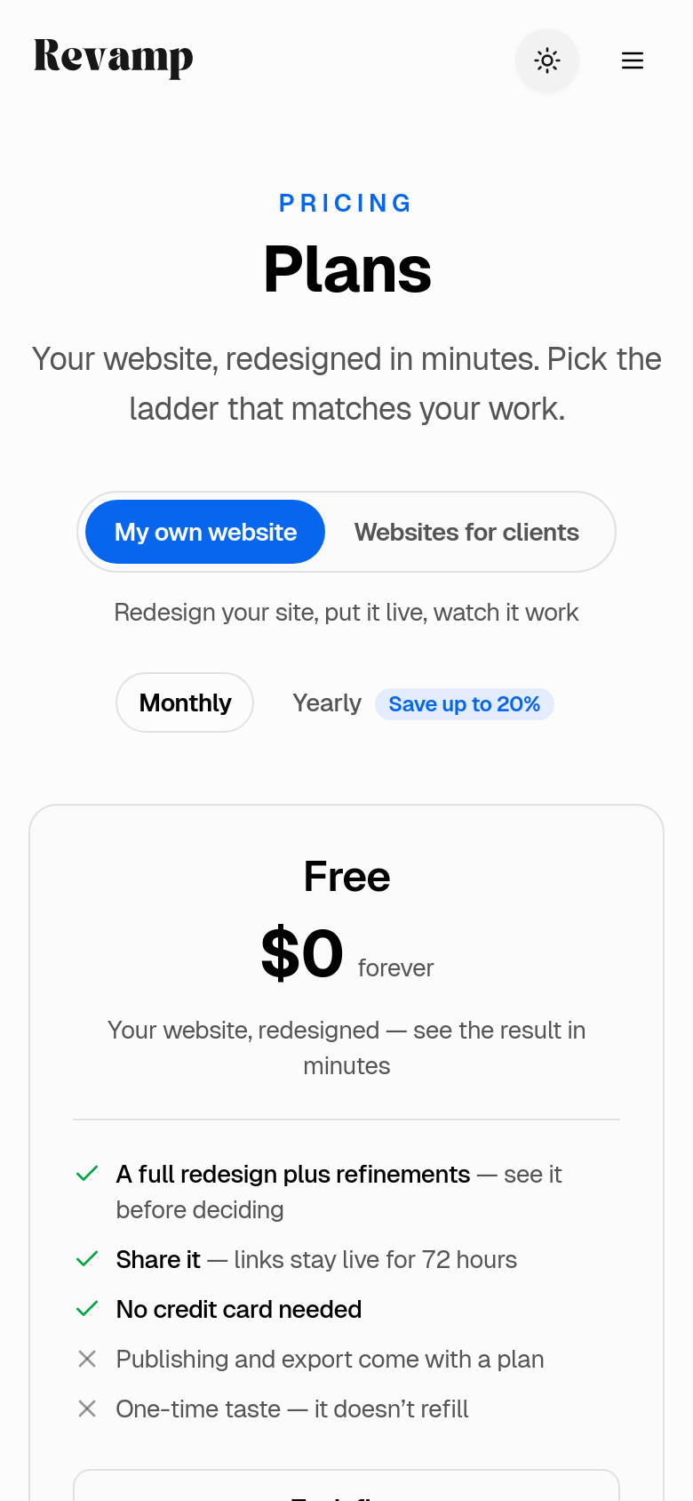 Pricing