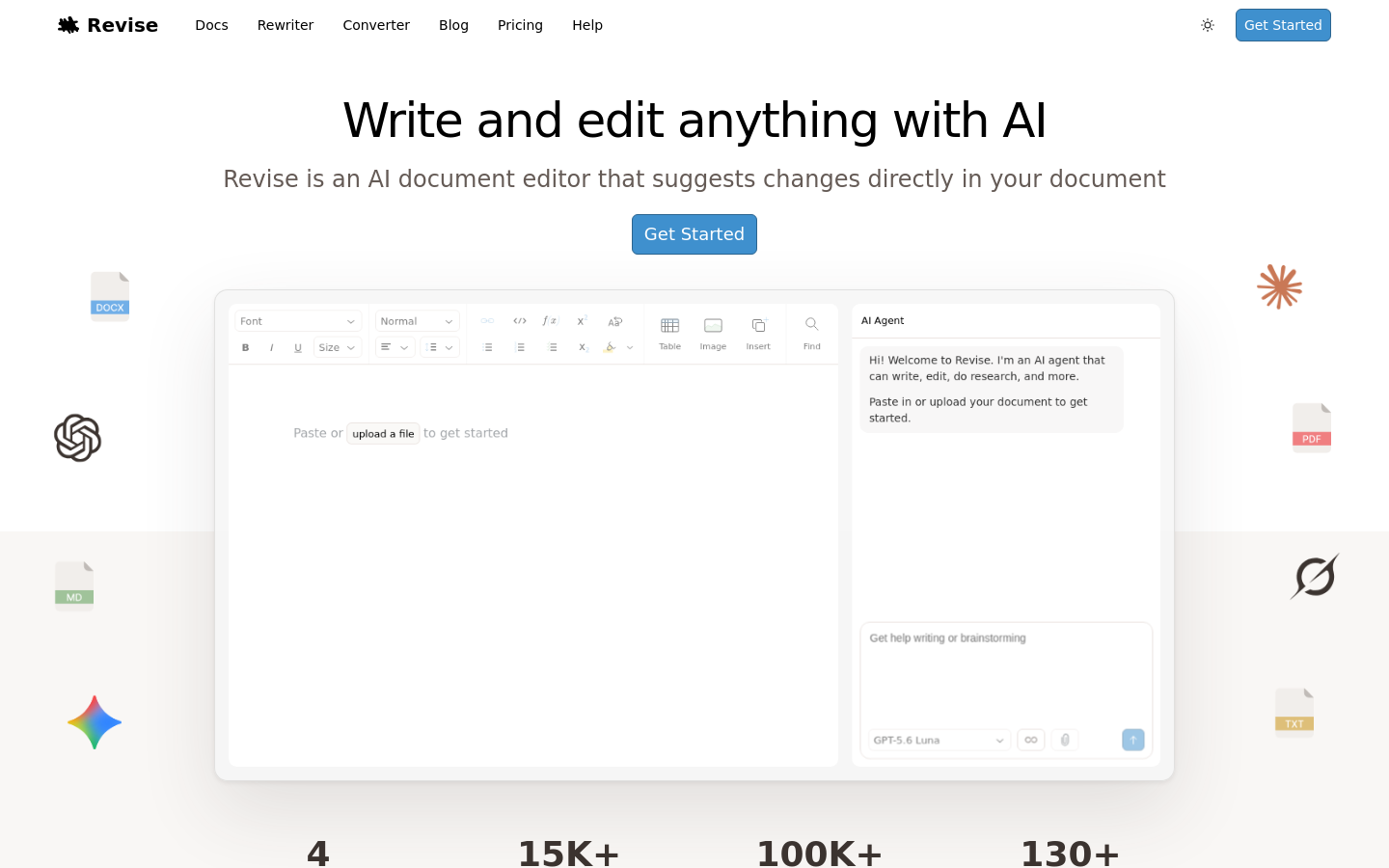 revise.io section