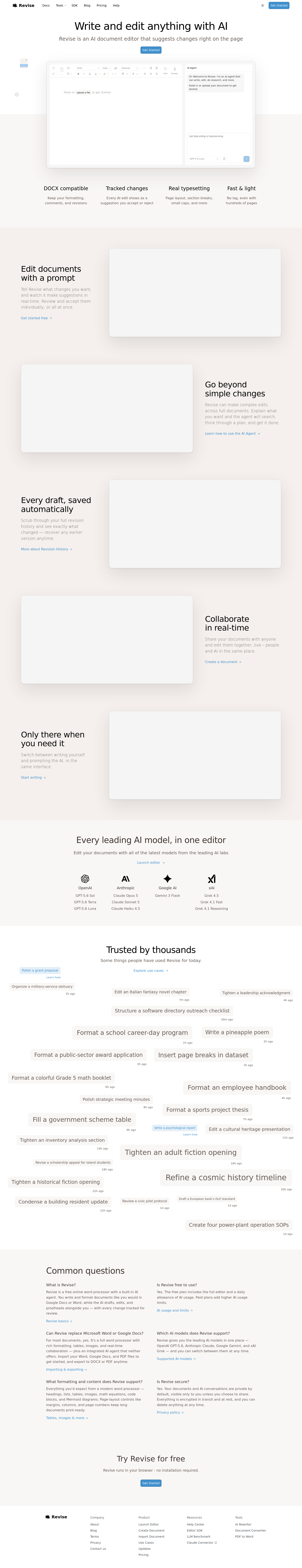 revise.io — 