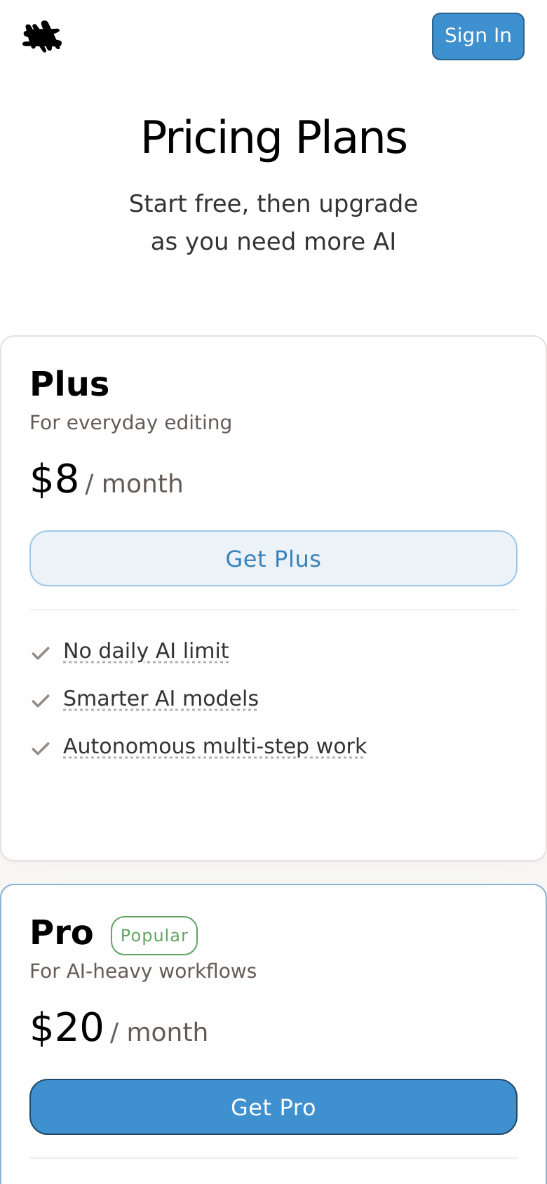 Pricing