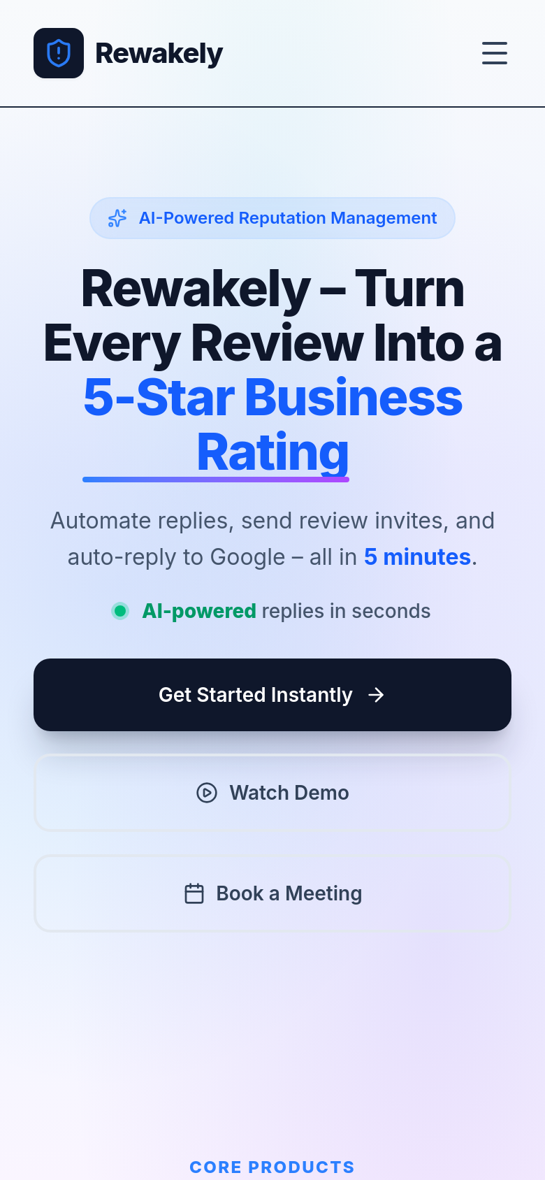 Homepage / Lander