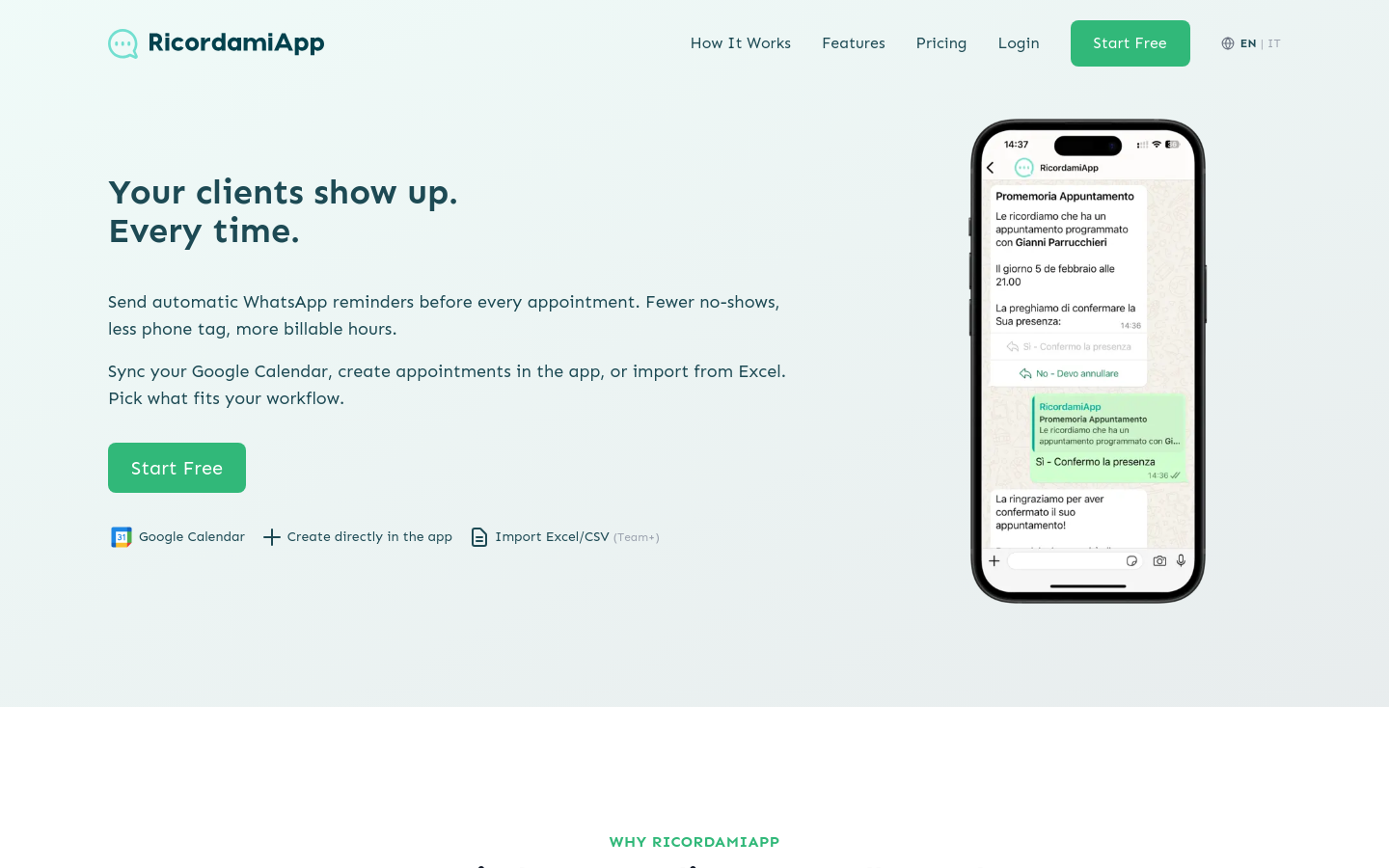 Captured Homepage / Lander