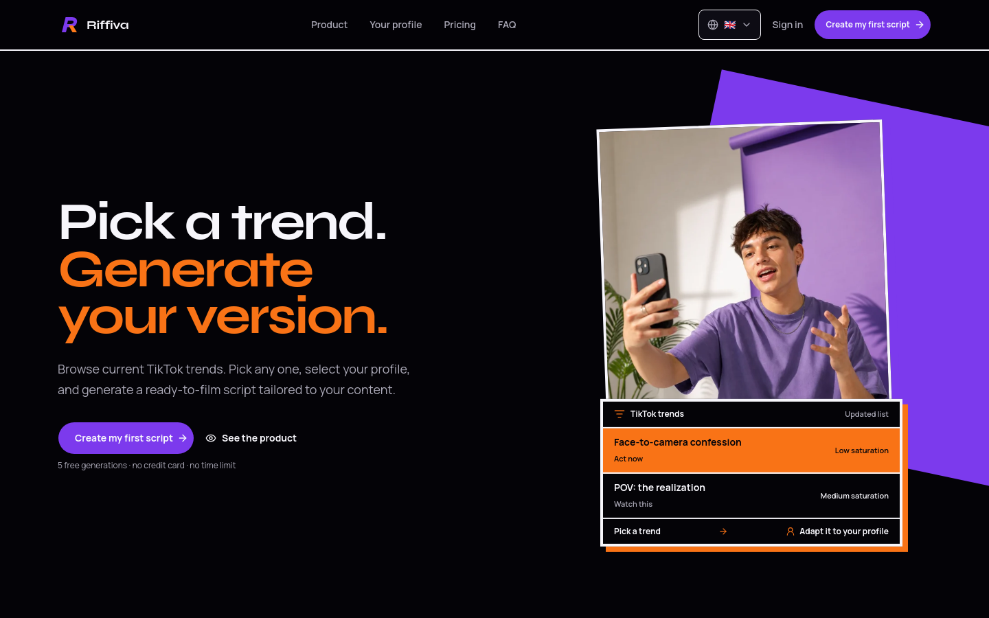 Captured Homepage / Lander