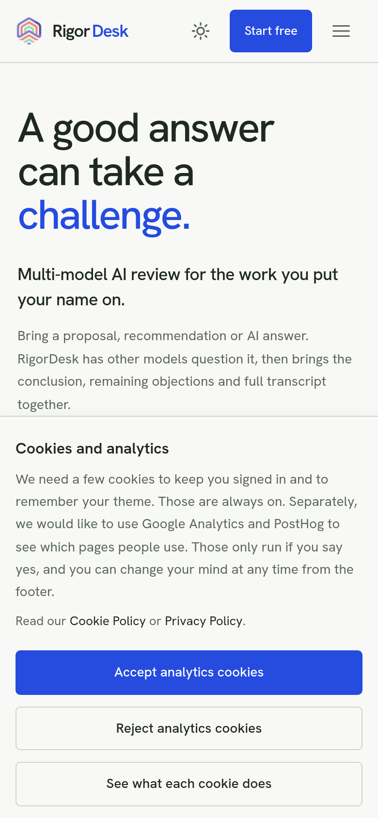 Homepage / Lander
