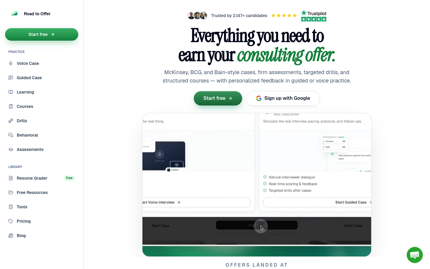 Captured Homepage / Lander