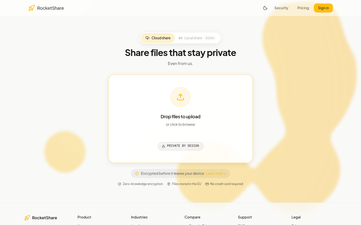 Captured Homepage / Lander