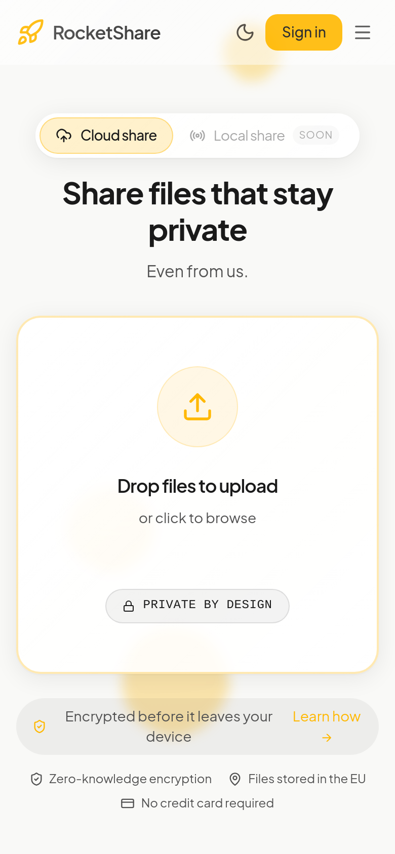 Homepage / Lander