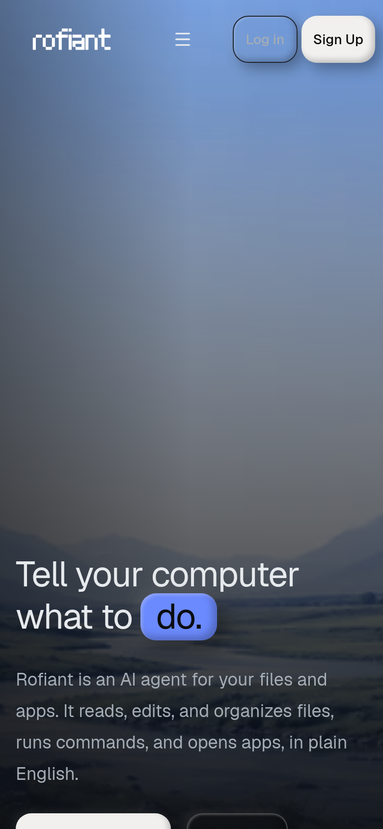 Homepage / Lander