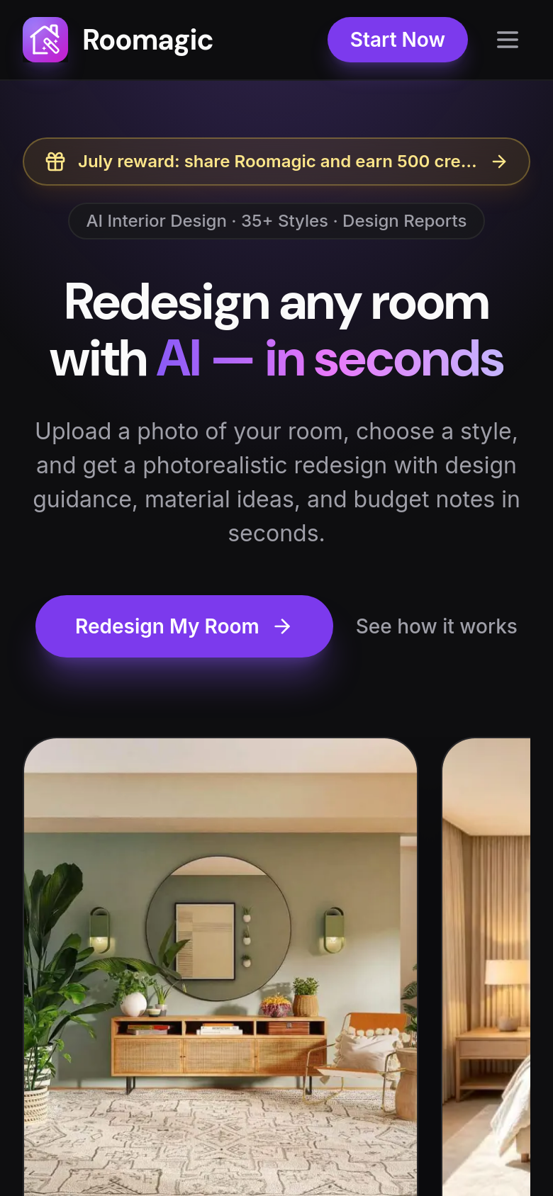 Homepage / Lander