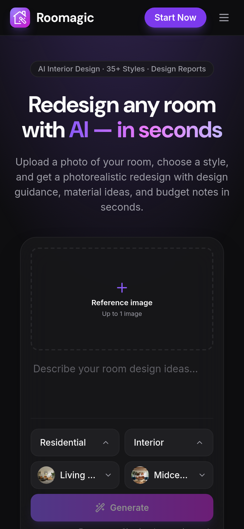 Homepage / Lander