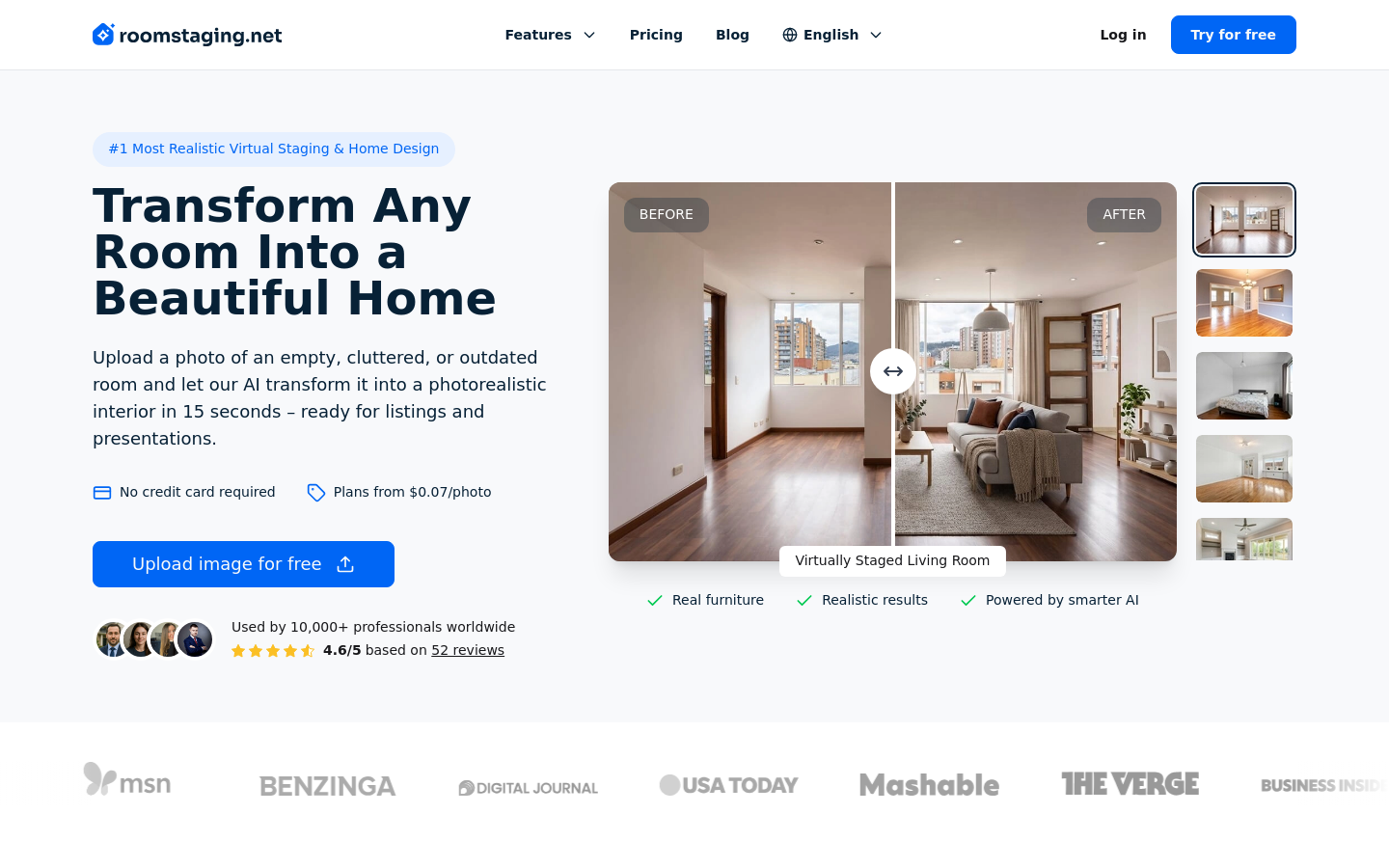 Captured Homepage / Lander
