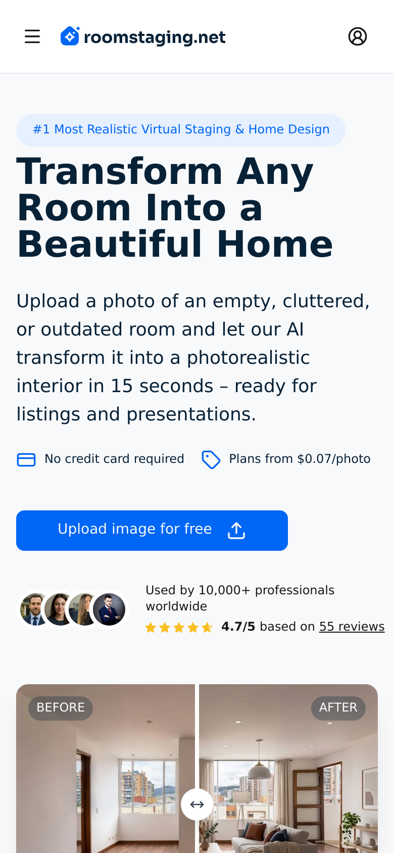 Homepage / Lander