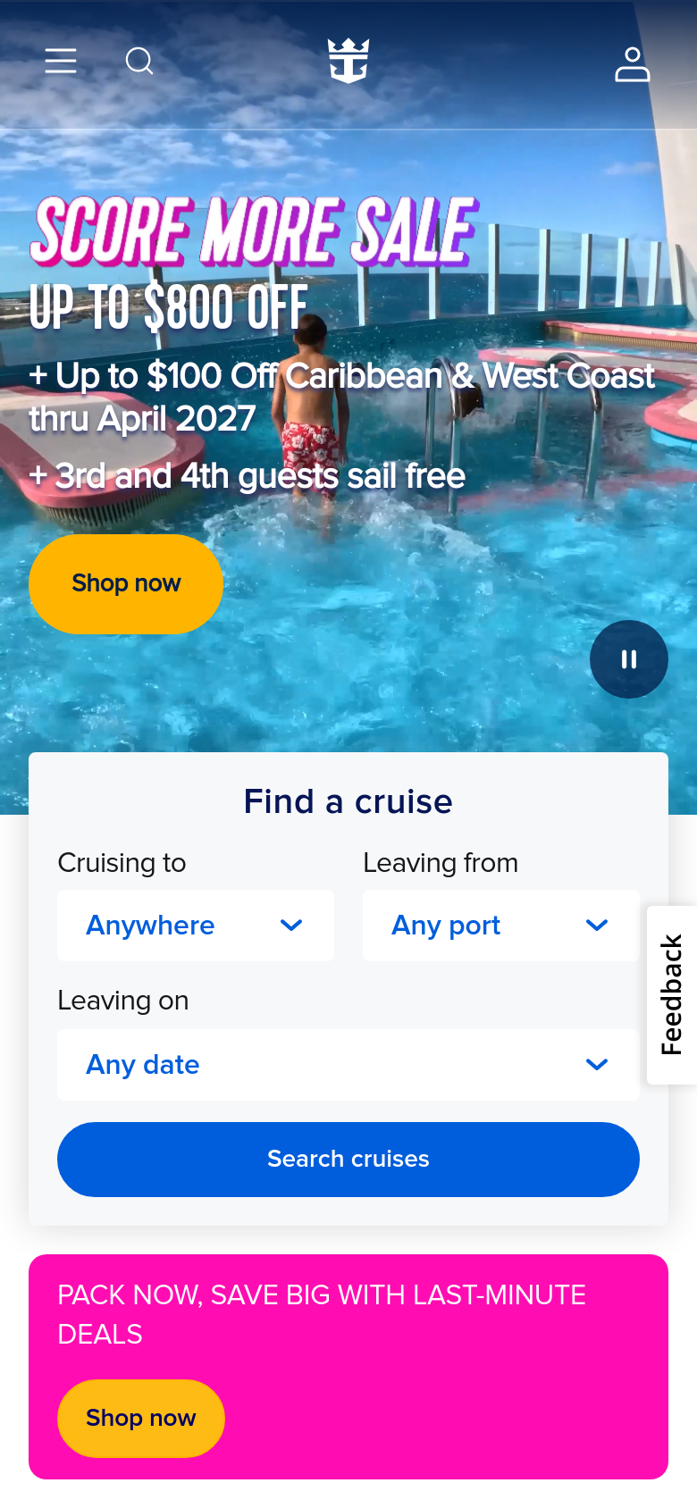 Homepage / Lander