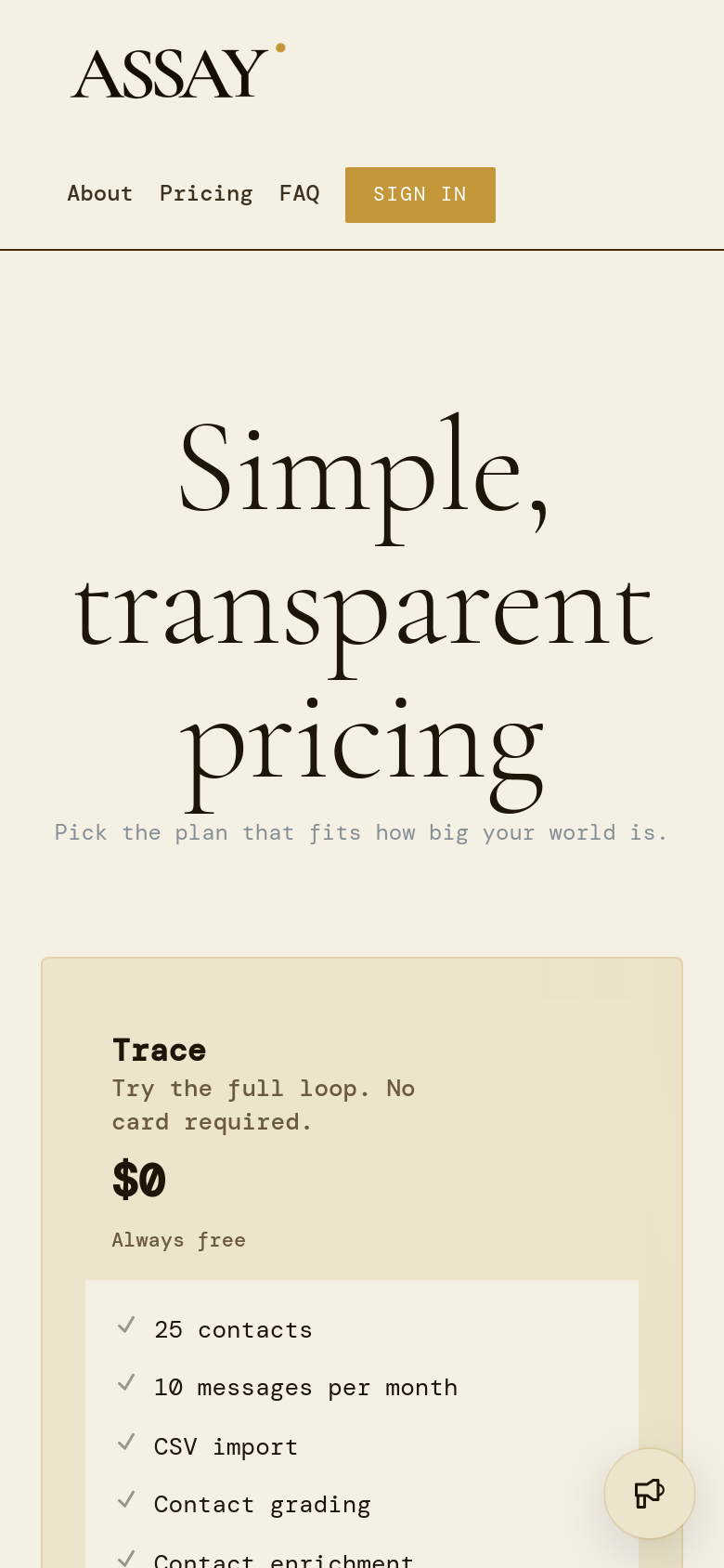 Pricing