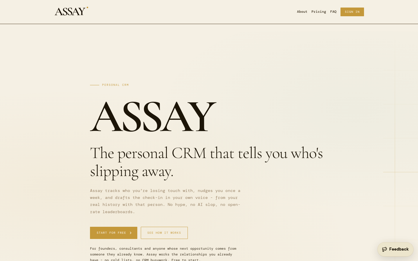 runassay.app desktop capture of the first page