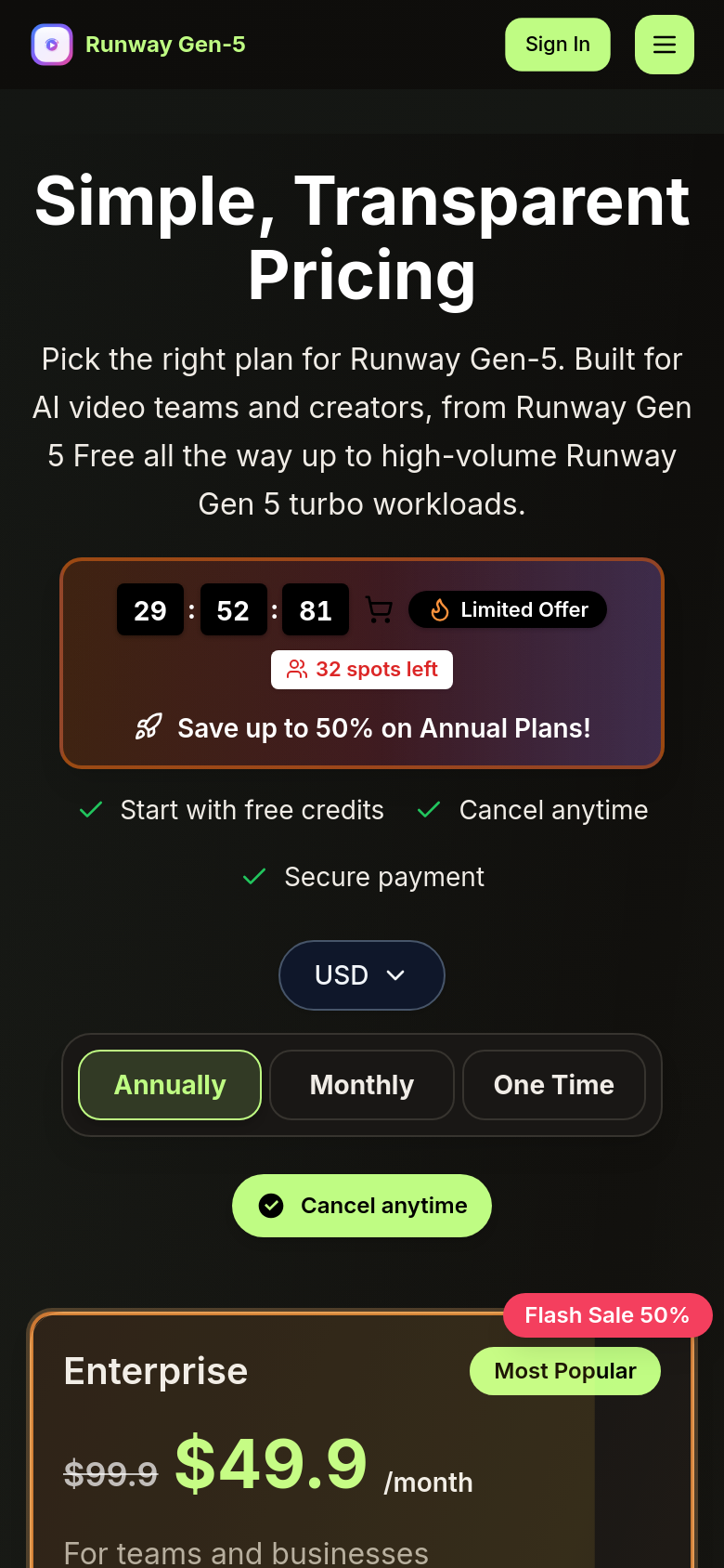 Pricing