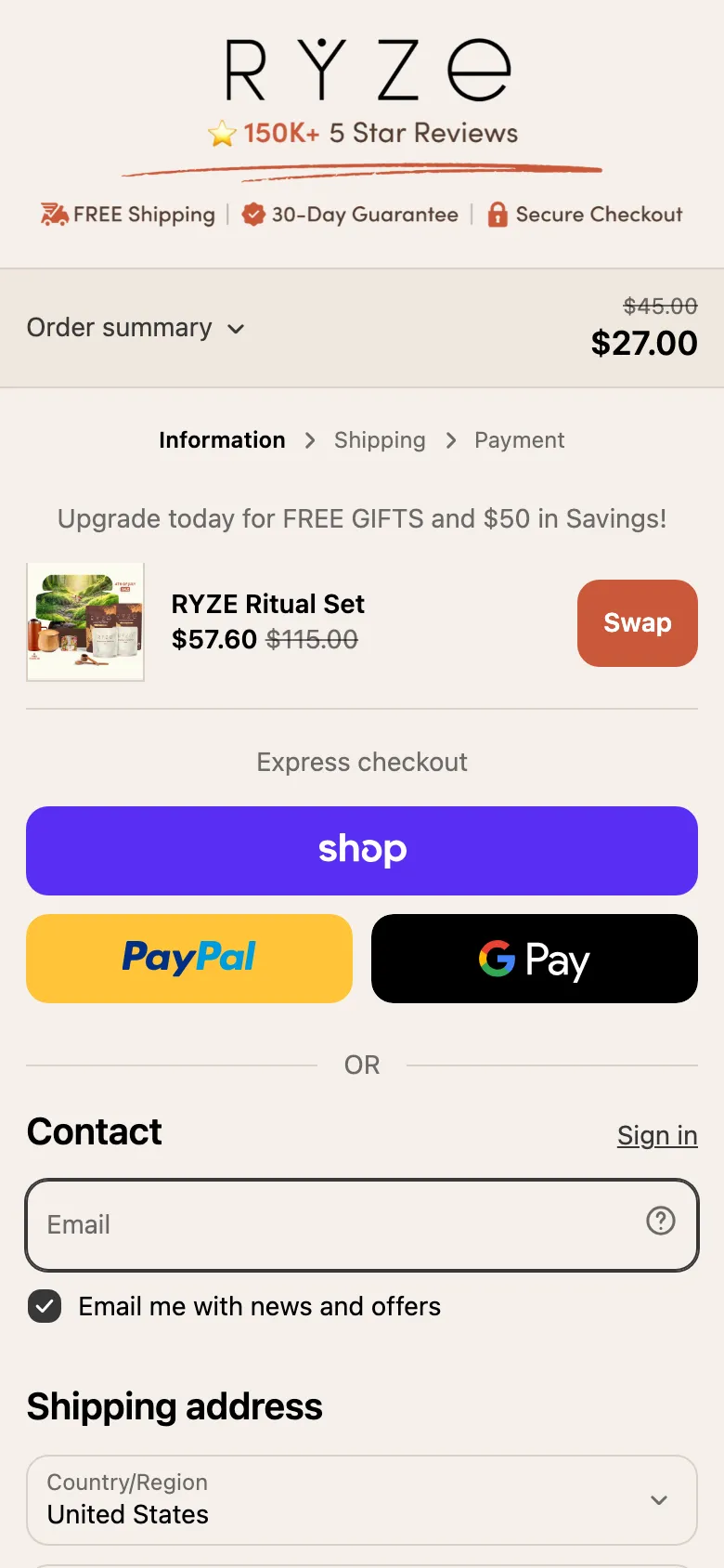 Checkout
