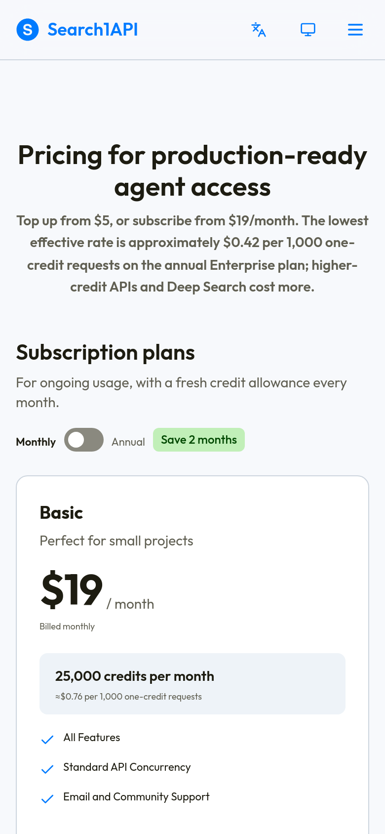 Pricing