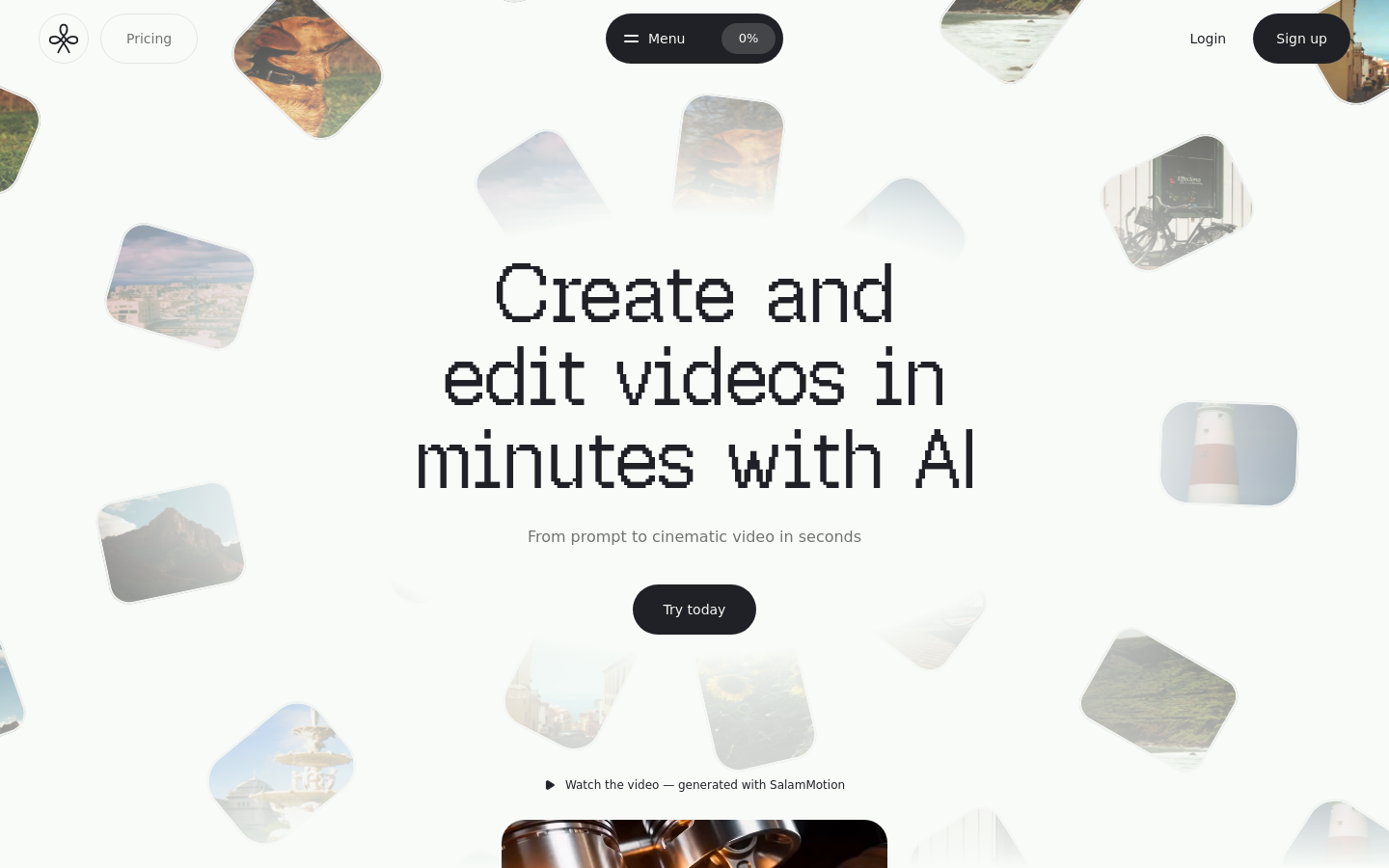 Captured Homepage / Lander