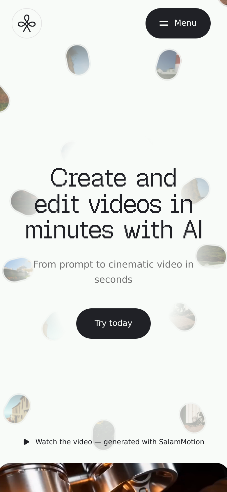 Homepage / Lander