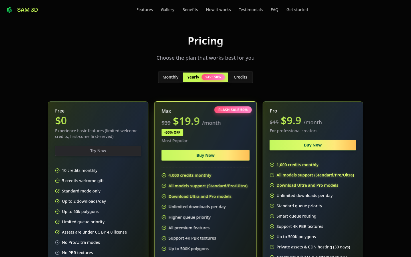 Pricing