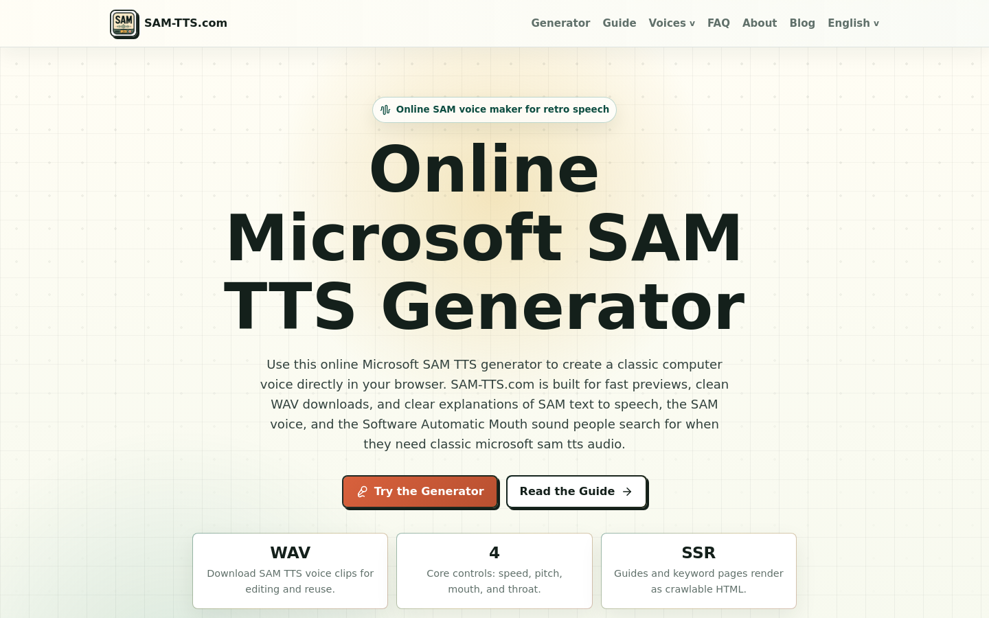 Captured Homepage / Lander