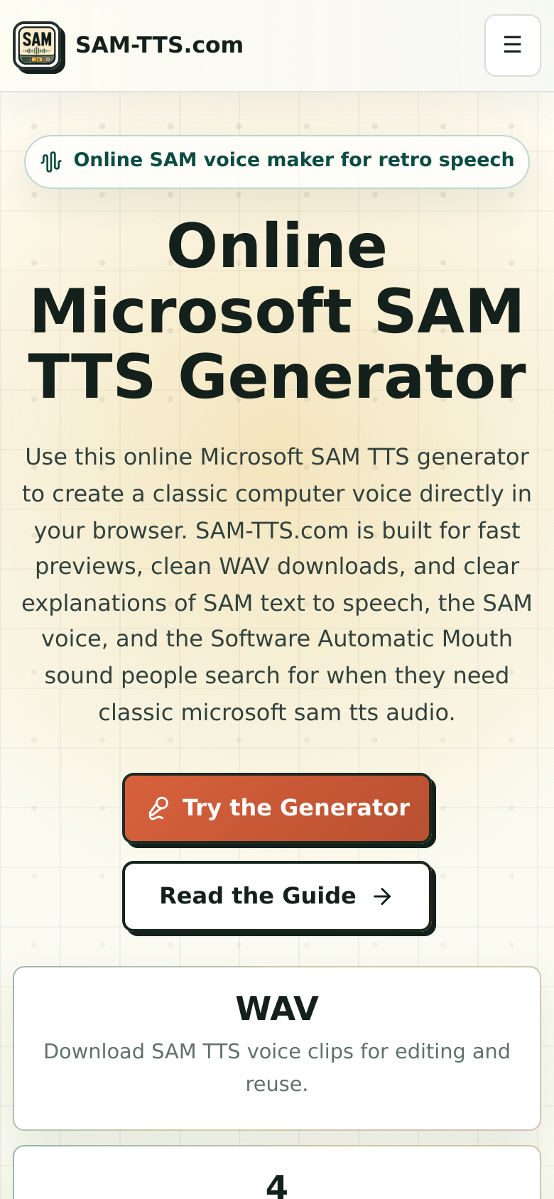 Homepage / Lander