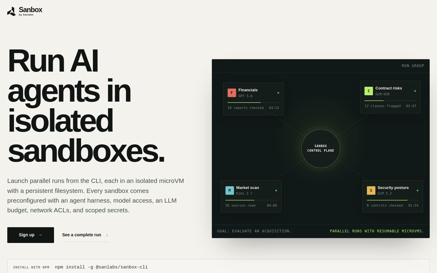 Captured Homepage / Lander