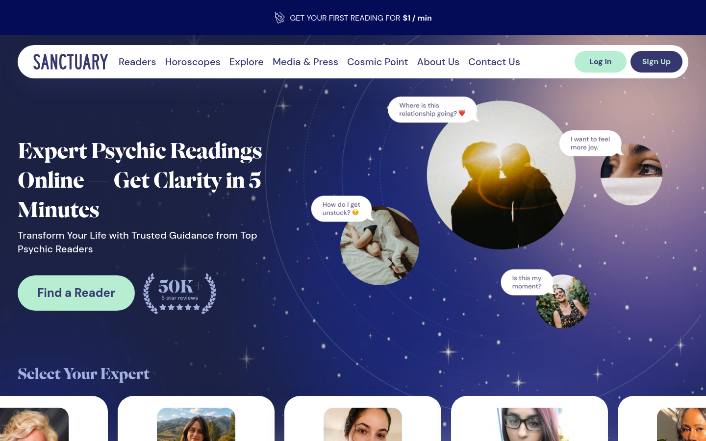 Captured Homepage / Lander