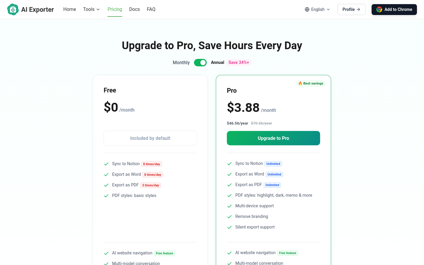 Pricing