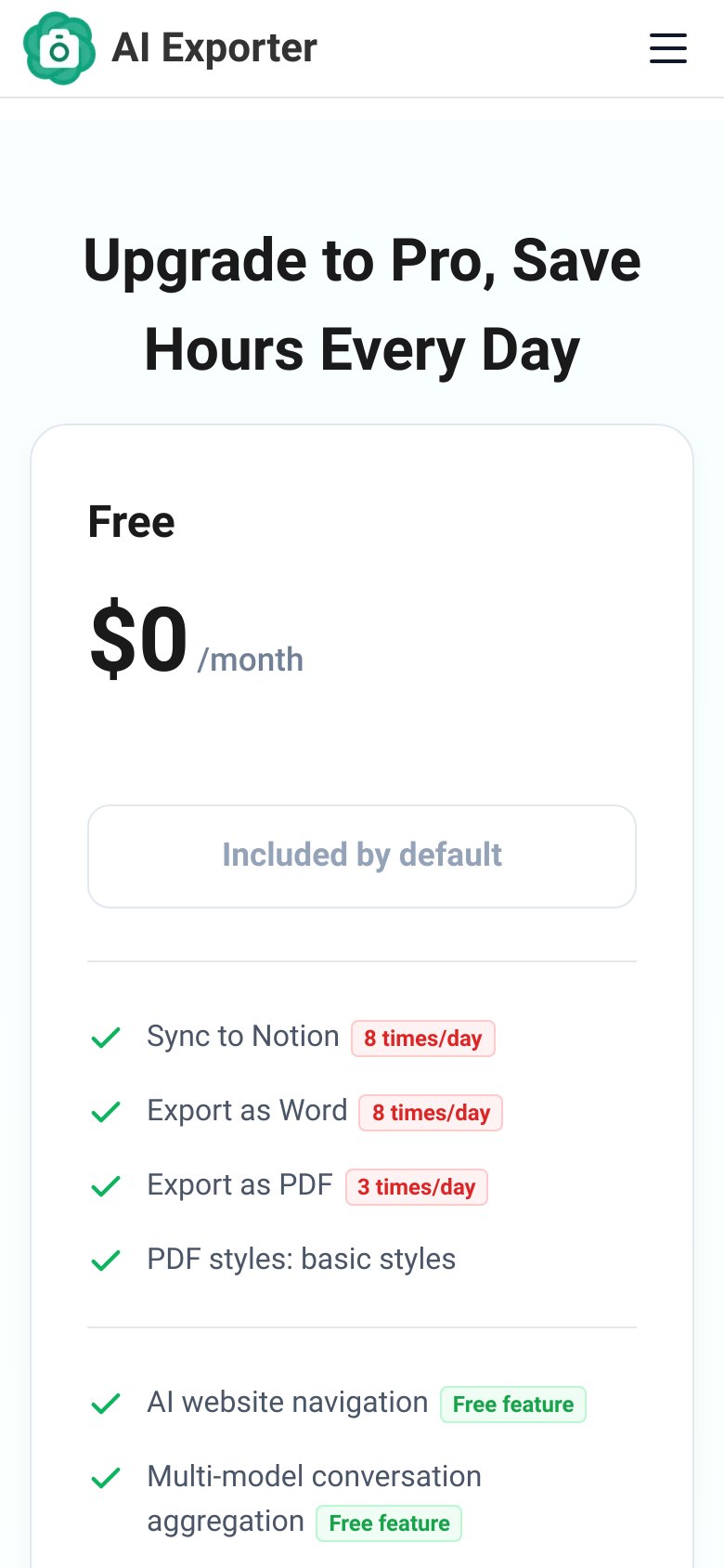 Pricing