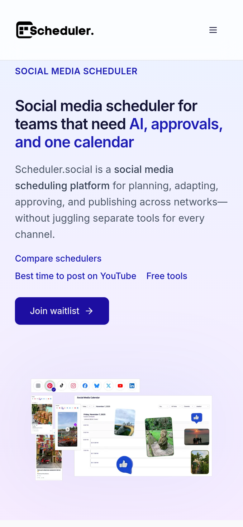 Homepage / Lander